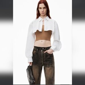 Pre-Styled Cami & Cropped Button Up Twinset